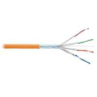 F/FTP 4pair, Cat6a, Solid, In, нг(А)-HF (NMC 4355C-OR). Кабель «витая пара» (LAN) для структурированных систем связи. NIKOMAX