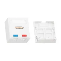 NMC-MB2P-ST-WT. Корпус настенной розетки. NIKOMAX