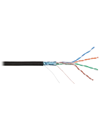 F/UTP 4pair, Cat5e, Solid, Out, PVC (NMC 2200B-BK). Кабель «витая пара» (LAN) для структурированных систем связи. NIKOMAX в Нижнем Новгороде
