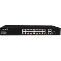 NBLS-1816P. Коммутатор неуправляемый 16-портовый. Nobelic