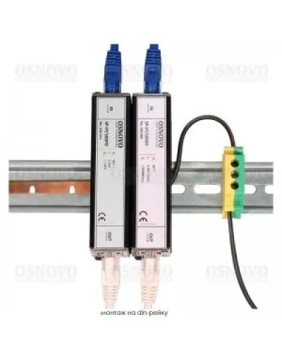 SP-IP/1000D. Устройство грозозащиты цепей Ethernet. OSNOVO в Нижнем Новгороде