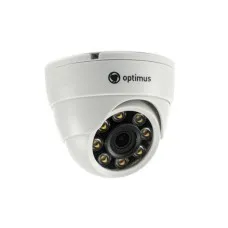 IP-E025.0(2.8)PF_DP03. Видеокамера IP купольная. Optimus
