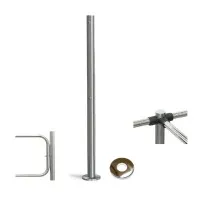 PERCo-BH02 2-16 с крышкой. Стойка с отверстием под стопорный механизм поворотной секции. PERCo