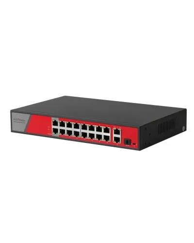 PND-16P-2G1F-BT2 (300W). Коммутатор гибридный 16+2+1 с PoE. Polyvision в Нижнем Новгороде