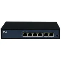 RVi-1NS04F-2T. Коммутатор с питанием по PoE. RVi