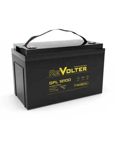 Revolter GPL 12100. Аккумулятор автомобильный герметичный свинцово-кислотный. Revolter в Нижнем Новгороде