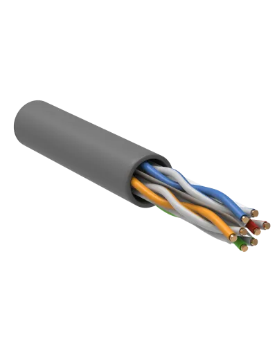 U/UTP, CAT 6, ZH нг(А)-HF, 4PR, 23AWG, INDOOR, SOLID, серый, 305 м, REXANT (01-0067). Кабель «витая пара» (LAN) для структурированных систем связи. Rexant в Нижнем Новгороде