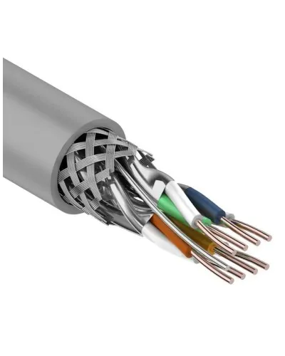 S/FTP, CAT 7, PVC, 4PR, 23AWG, INDOOR, SOLID, серый, 305 м, REXANT (01-0542). Кабель «витая пара» (LAN) для структурированных систем связи. Rexant в Нижнем Новгороде