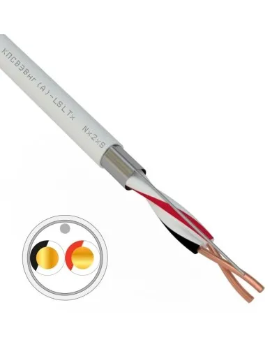 КПСВЭВнг(А)-LSLTx 1х2х0,75 REXANT (01-4871-1). Кабель для систем передачи данных пониженной пожароопасности c низким дымо- и газовыделением, с низкой токсичностью продуктов горения. Rexant в Нижнем Новгороде
