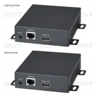 HE20E. Удлинитель HDMI, ИК-сигнала, RS232. SC&T