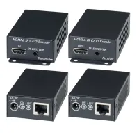 HE02EI. Комплект для передачи HDMI-сигнала с ИК-повторителем. SC&T