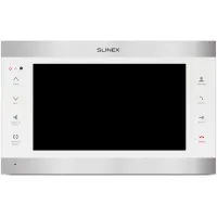 SL-10N Cloud (Silver+White). Монитор домофона цветной с функцией «свободные руки». SLINEX