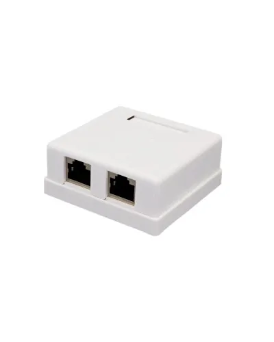 Розетка настенная RJ-45, 8P8C, Cat.6, 2 порта FTP (10-0353): Компьютерная розетка в Нижнем Новгороде