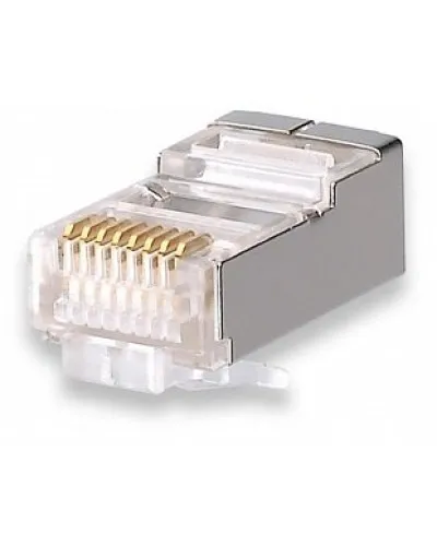 Коннекторы 8P8C FTP Cat.5e 3U (RJ-45) (100шт) (10-0201). Разъем RJ-45. SUPRLAN в Нижнем Новгороде
