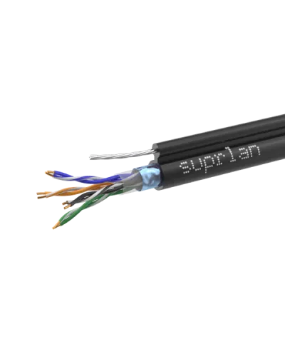 FTP Cat.5e 4x2xAWG24 Cu PE Outdoor T-FG8 (трос) Median (01-1035-1). Кабель «витая пара» (LAN) для структурированных систем связи. SUPRLAN в Нижнем Новгороде