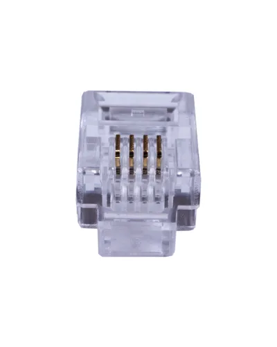 Коннекторы 4P4C (RJ-11) (100шт) (10-0229). Телефонный разъем 4P4C (RJ-11). SUPRLAN в Нижнем Новгороде