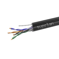 UTP Cat.5e 4x2xAWG24 Cu PE Outdoor T-FG8 (трос) Standard (01-0322-1). Кабель «витая пара» (LAN) для структурированных систем связи. SUPRLAN