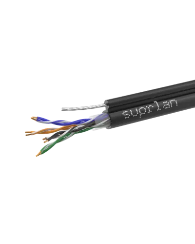 UTP Cat.5e 4x2xAWG24 Cu PE Outdoor T-FG8 (трос) Standard (01-0322-1). Кабель «витая пара» (LAN) для структурированных систем связи. SUPRLAN в Нижнем Новгороде