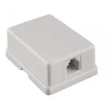Розетка настенная RJ-11, 6P4C, 1порт (10-0305): Телефонная розетка