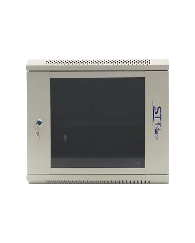ST-NC9U600 (серый) С ПОЛКОЙ. Шкаф телекоммуникационный 19 настенный 9U. Space Technology в Нижнем Новгороде