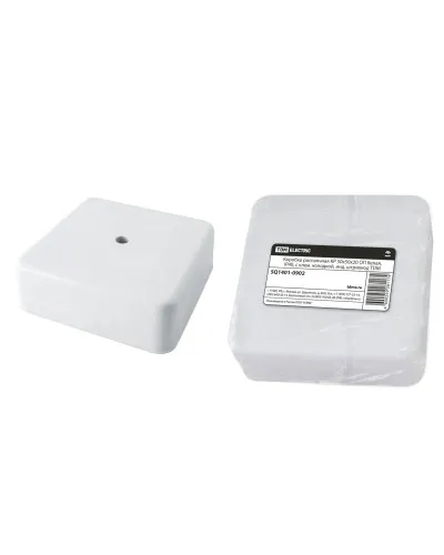 Коробка КР 50х50х20 ОП белая, IP40, с клеммной колодкой (SQ1401-0902). Распаячная коробка. TDM ЕLECTRIC в Нижнем Новгороде