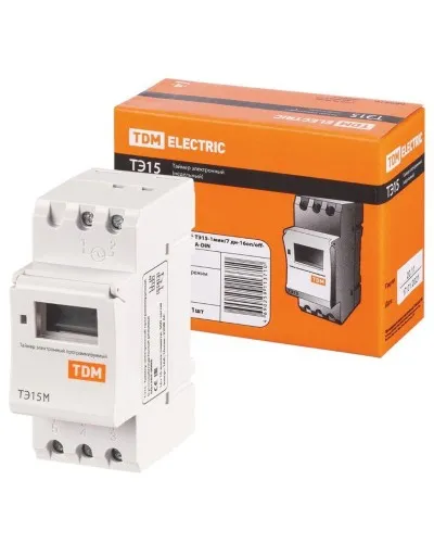 ТЭ15М-1мин/7дн-32on/off-30А-DIN TDM (SQ1503-0037). Таймер электронный. TDM ЕLECTRIC в Нижнем Новгороде