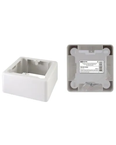 Коробка установочная ОП 85х85х42мм, 1-местная, подъемная, белая, IP20 TDM (SQ1401-0232). Коробка установочная ОП. TDM ЕLECTRIC в Нижнем Новгороде