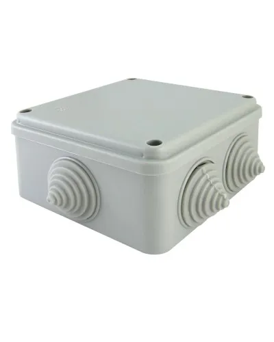 Коробка ОП 100х100х50мм, крышка на винтах, IP55, 6 вх. (SQ1401-1234). Распаячная коробка. TDM ЕLECTRIC в Нижнем Новгороде