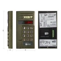 БВД-343RCPL. Вызывная панель цветная. VIZIT