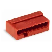 WAGO 243-808 Клемма MICRO 8-проводная красная. Клемма для распределительных коробок. WAGO