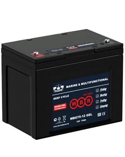 WBR MBG75-12. Аккумулятор герметичный свинцово-кислотный. WBR в Нижнем Новгороде