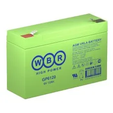 WBR GP6120. Аккумулятор герметичный свинцово-кислотный. WBR