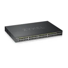 GS192048HPV2-EU0101F. Гибридный Smart коммутатор PoE+. ZYXEL