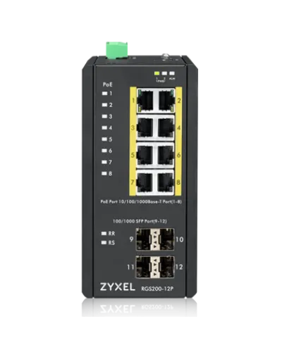 RGS200-12P-ZZ0101F. Промышленный L2 PoE+ коммутатор. ZYXEL в Нижнем Новгороде