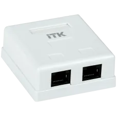 CS2-1C5EF-22-G. Настенная розетка RJ45. GENERICA