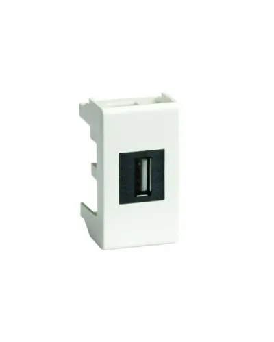 Розетка USB 2.0 Brava 1 модуль слоновая кость (75200S): Розетка USB в Нижнем Новгороде