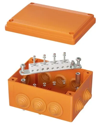 Коробка FS 150х110х70 8P (FSB21804). Коробка ответвительная огнестойкая из термопласта. ДКС в Нижнем Новгороде