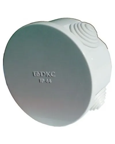 Коробка ответвительная с кабельными вводами IP44, 80х40 (53600). Коробка ответвительная. ДКС в Нижнем Новгороде