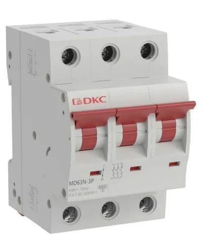 YON max MD63N 3P 10А 6кА C (MD63N-3PC10). Автоматический выключатель. ДКС в Нижнем Новгороде