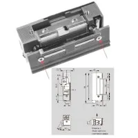 Basic 448 RR Easy Adapt Lucky 12 - 24 V AC/DC. Защелка электромеханическая. dormakaba
