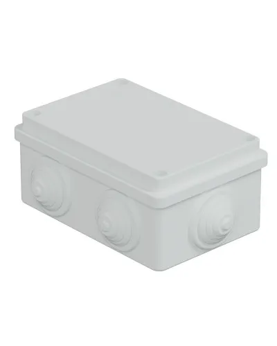 Коробка JBS120 120х80х50, 6 вых., IP55, белая (44008W-1). Коробка монтажная. Экопласт в Нижнем Новгороде