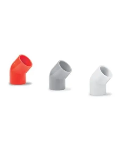 Ecoplast поворот 45гр., для аспирационной системы D25, АБС, красный (10 шт) (49225-10). Поворот для аспирационной системы. Экопласт в Нижнем Новгороде