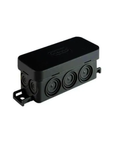Коробка JBL090 90х42х40, 10 вых., IP55, черная (44055BL-1). Коробка монтажная. Экопласт в Нижнем Новгороде