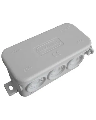 Коробка JBL090 90х42х40, 10 вых., IP55, серая (44055). Коробка монтажная. Экопласт в Нижнем Новгороде