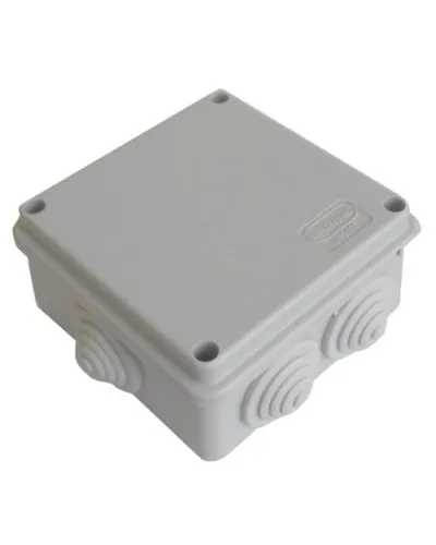 Коробка JBS100 100х100х55, 6 вых, IP55, серая (44007HF). Коробка монтажная, без галогена. Экопласт в Нижнем Новгороде
