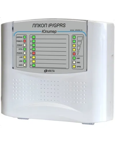 Юпитер-1831 (8 IP/GPRS), пластик. Прибор приемно-контрольный охранно-пожарный. Элеста в Нижнем Новгороде