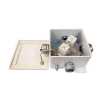 КМ-О (2к*10,0)-IP66-120х120, три ввода: Коробка монтажная огнестойкая