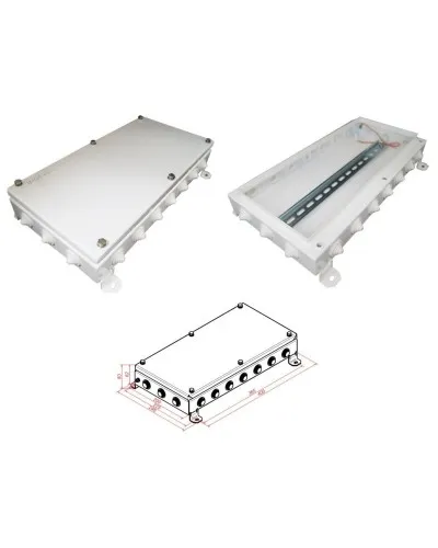 КМ IP55-2040. Коробка монтажная электротехническая. Гефест в Нижнем Новгороде