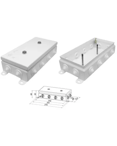 КМ IP55-1224. Коробка монтажная электротехническая. Гефест в Нижнем Новгороде