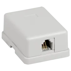 CS2-3C03U-12-G. Настенная розетка RJ12. GENERICA
